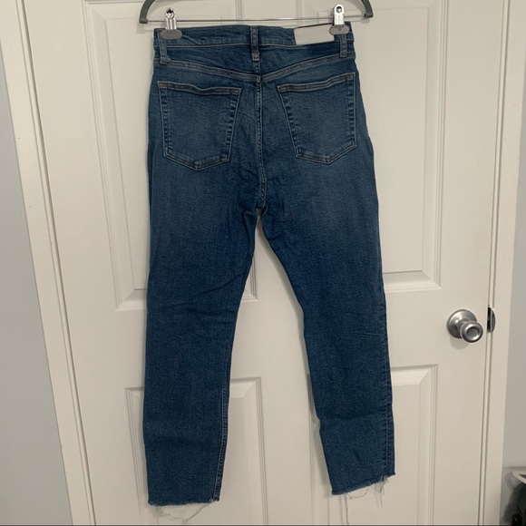 RE/DONE Straight Leg High Rise Jeans - Picture 5 of 6